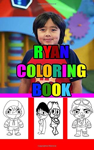 Buy ryan coloring book world color rayan for adults and kids all age toys pages unofficial book online at ilippines