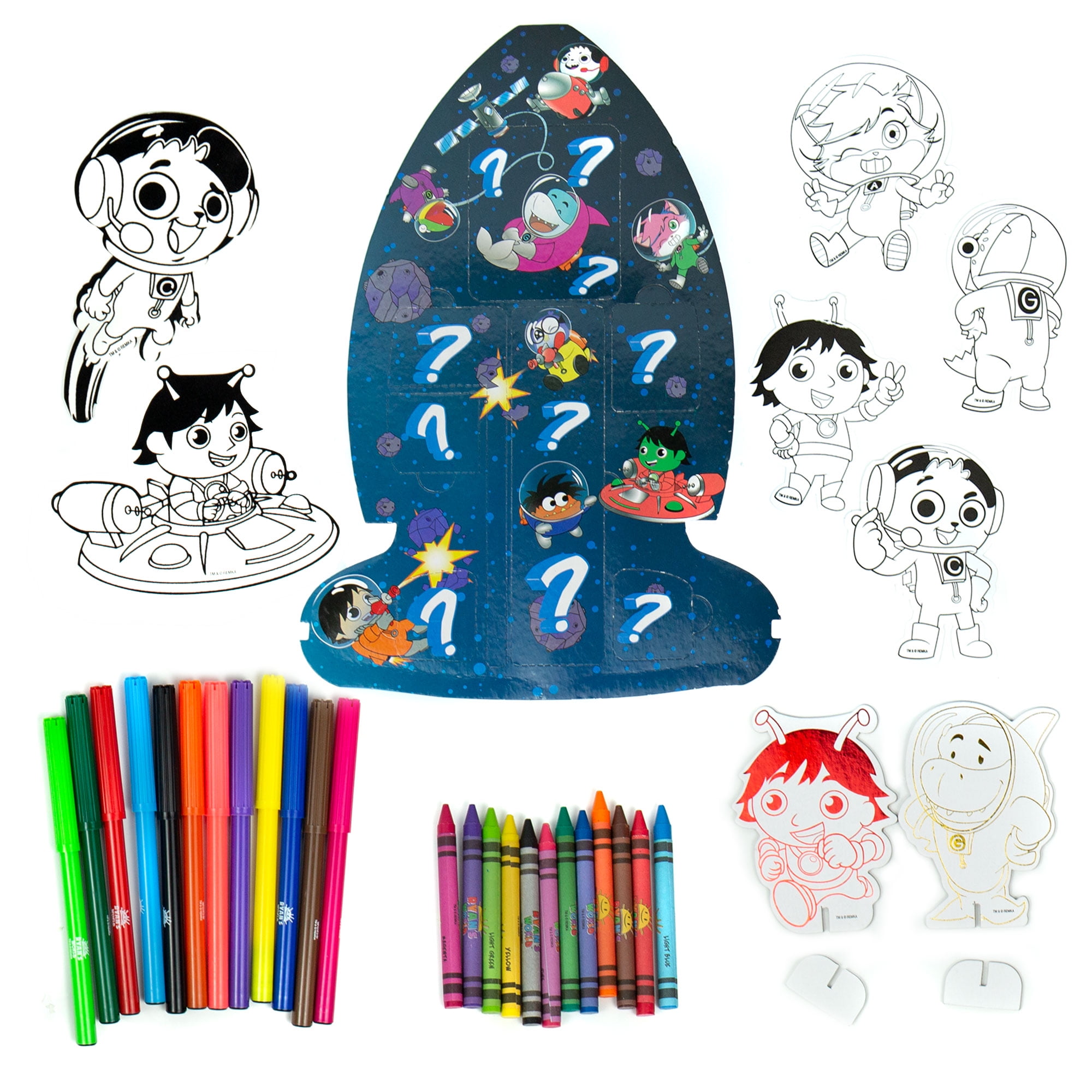 Ryans world space rocket mystery activity craft kit pieces