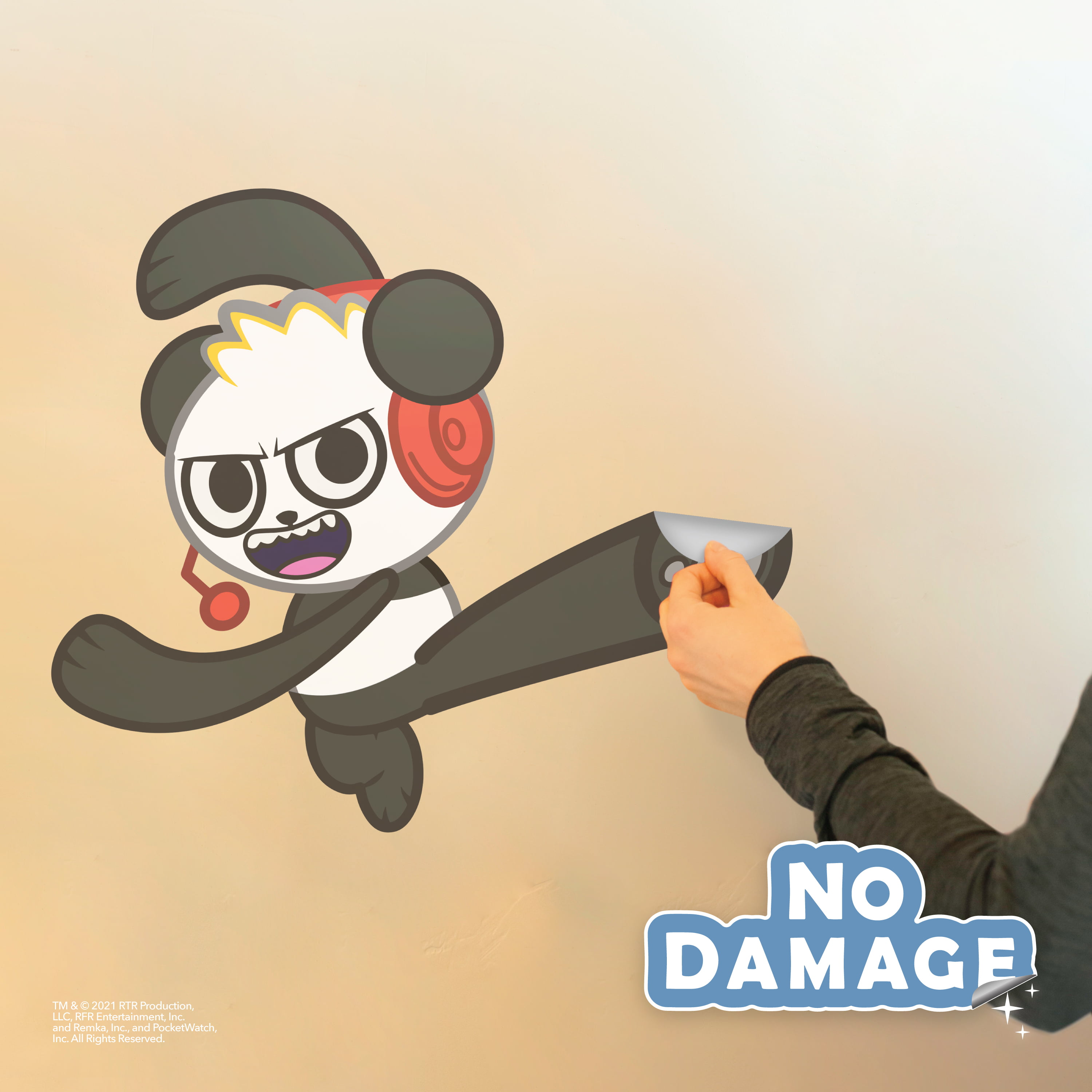 Wall palz ryans world bo panda wall decals