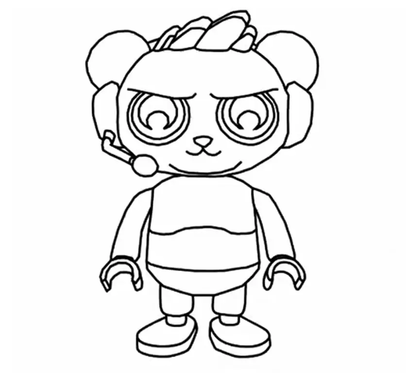Bo panda malvorlagen