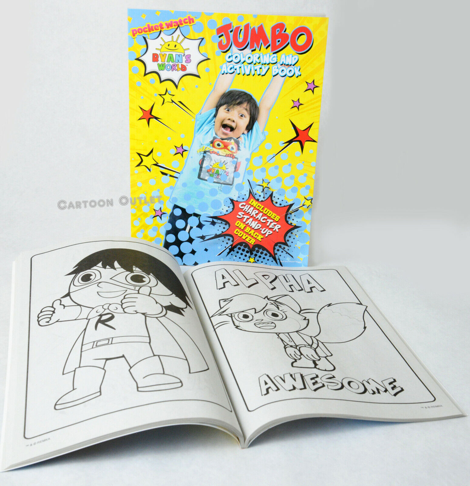 Ryans world coloring and activity book for kids pages art coloring book