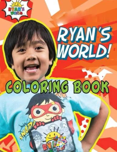Ryans world coloring book vivid illustrations lovely gift for kids and adults who loves toysreview by ryans press