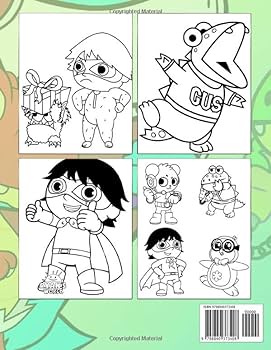 Rðºáºns wárld coloring book cute cartoon by burke emma