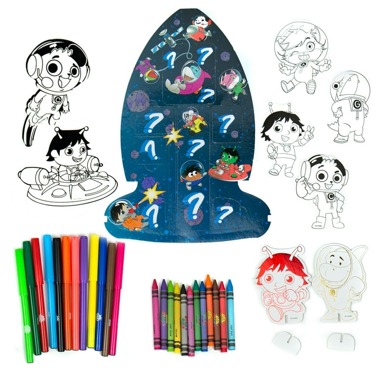 Ryans world space rocket mystery activity craft kit pieces