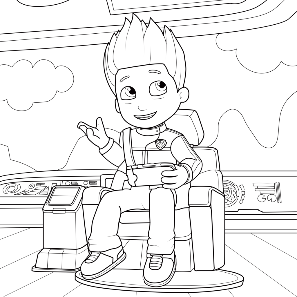 Free printable paw patrol coloring pages