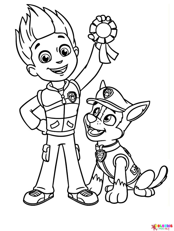 Ryder paw patrol coloring pages en coloriage pat patrouille pat patrouille ã colorier dessin pat patrouille