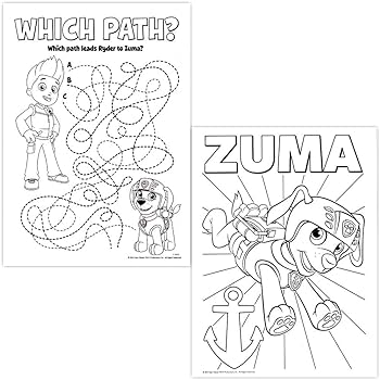Paw patrol coloring book super bundle set