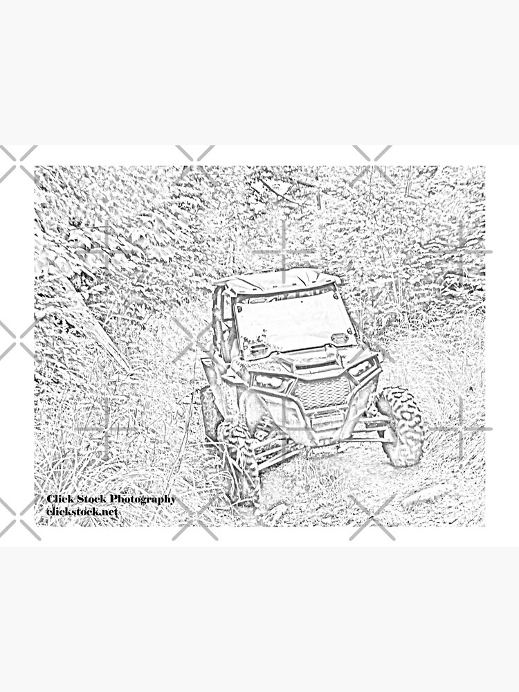 Black white color page like rzr sticker for sale by katherine rose