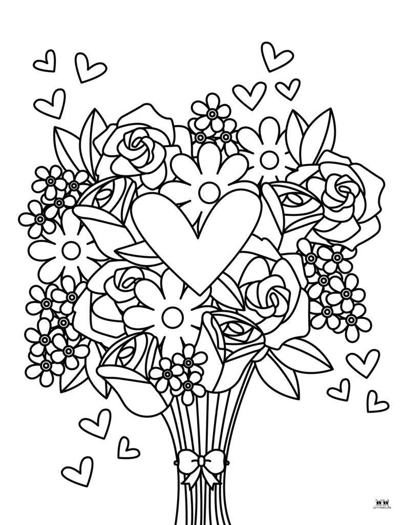 Heart coloring pages