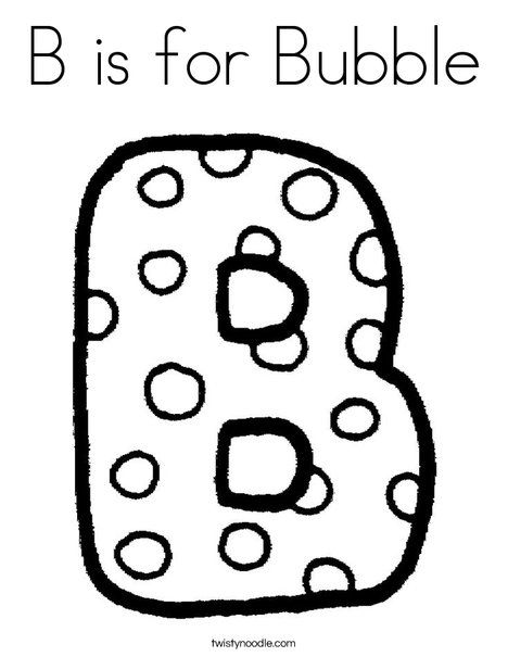 Bubbles coloring pages printable