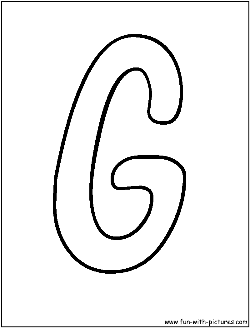 Bubble letter coloring pages