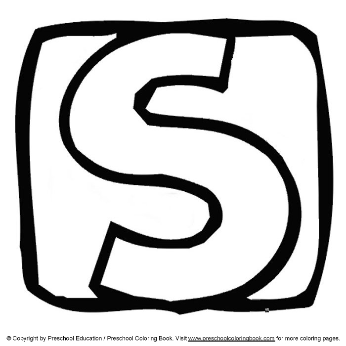 Www letter coloring page