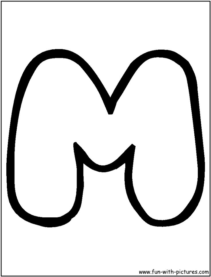 Bubble letter m coloring page bubble letters alphabet coloring pages free printable coloring pages