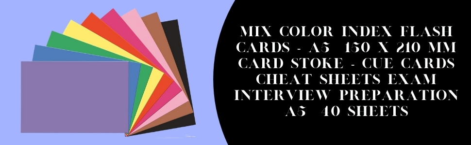 Mix color dex flash cards