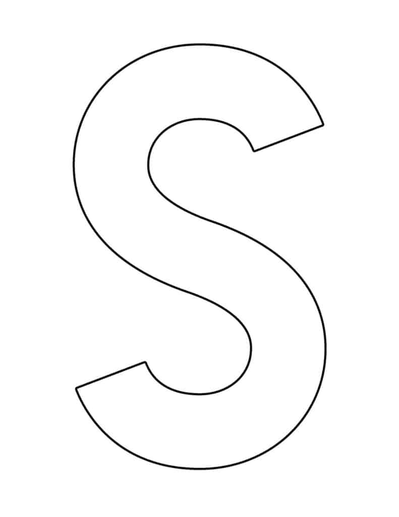 Free letter s worksheets for preschool â the hollydog blog