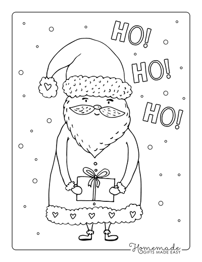 Best santa coloring pages for kids adults free printable pdfs