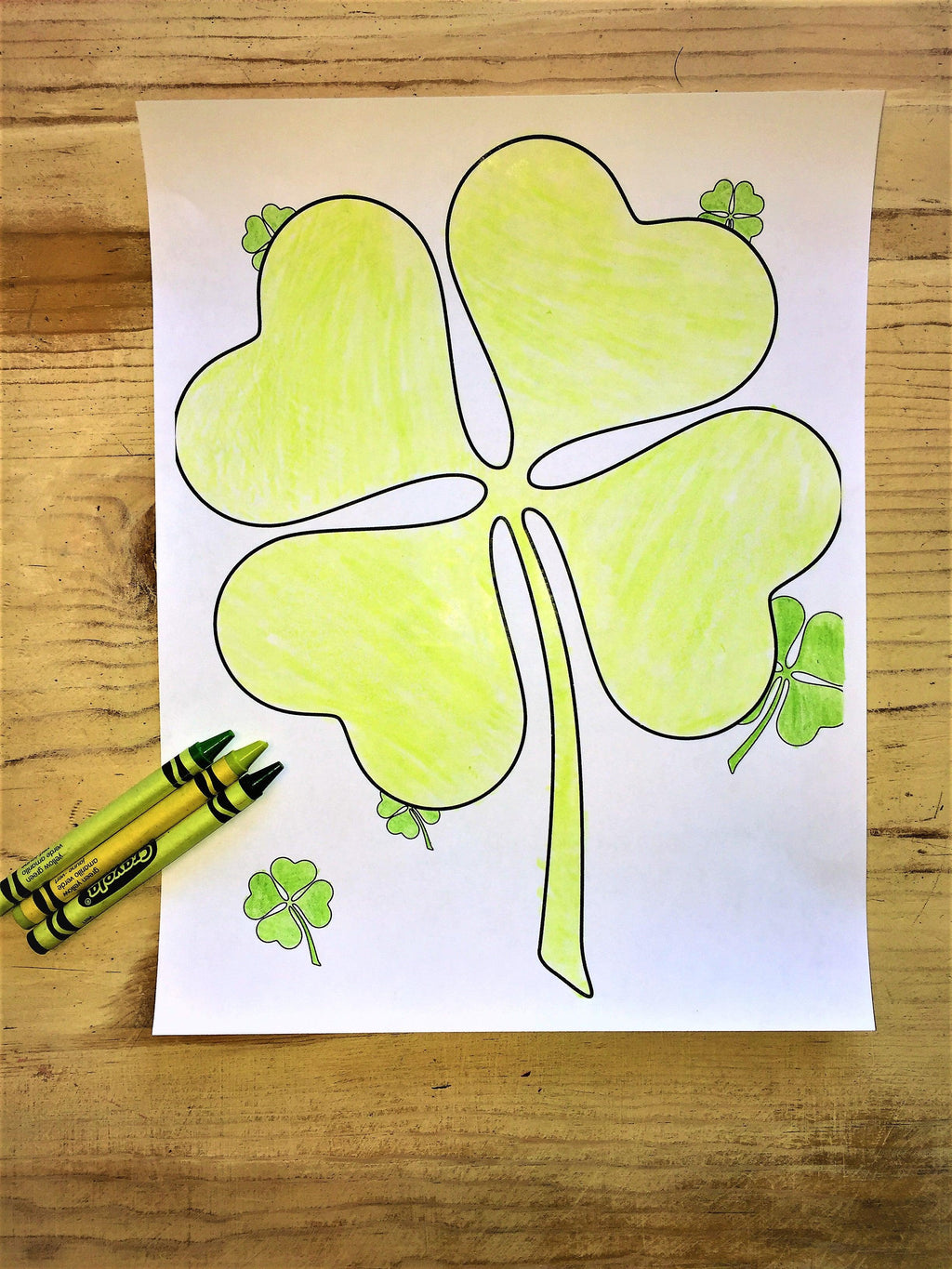 Shamrock coloring page