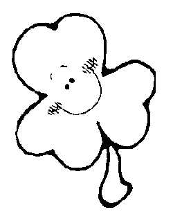 Shamrock coloring pages