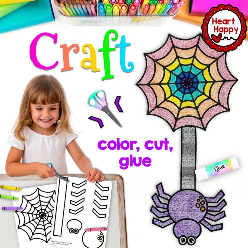 Spider craft halloween letter s made by teachers
