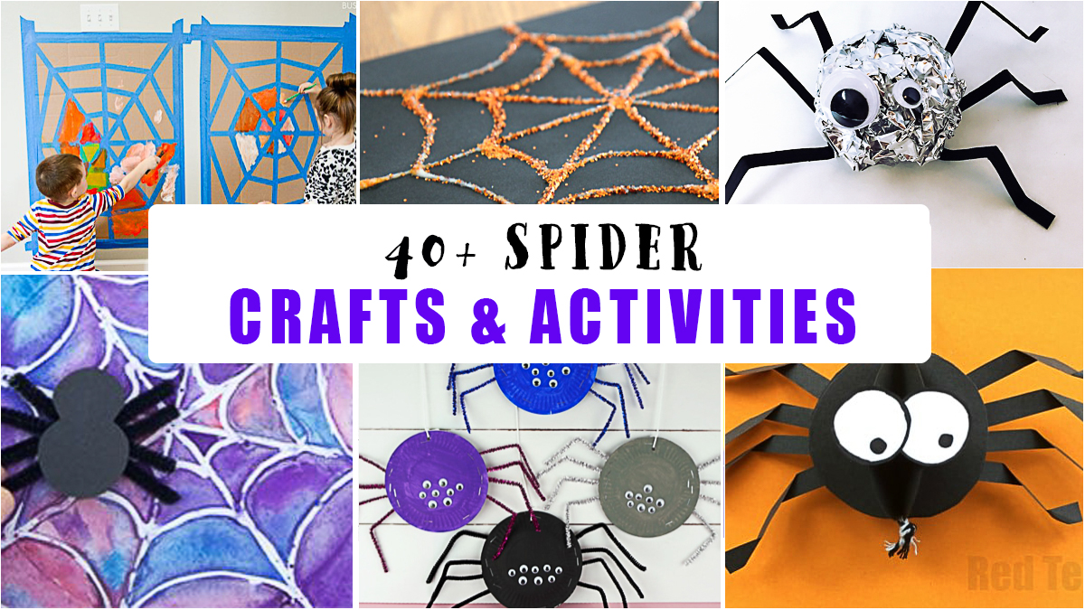 Spider crafts activities for kids