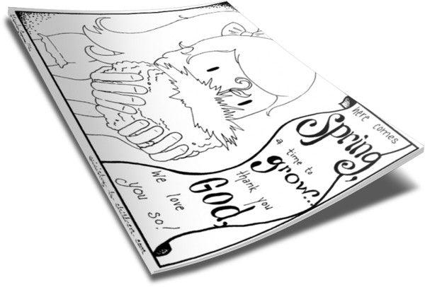 Spring coloring pages