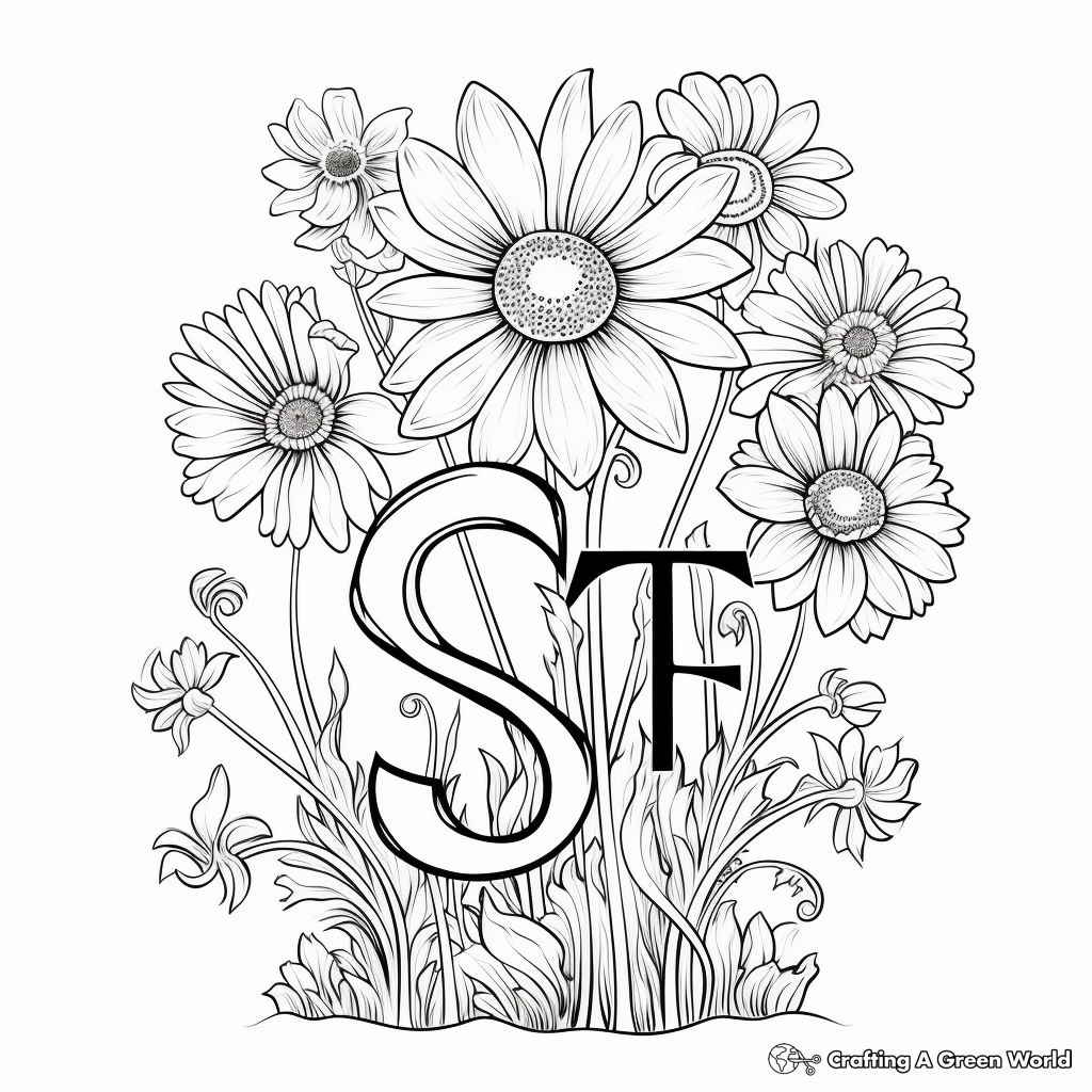 Letter s coloring pages