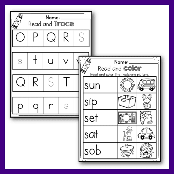 Free printable letter s worksheets tracing letter recognition alphabet sounds