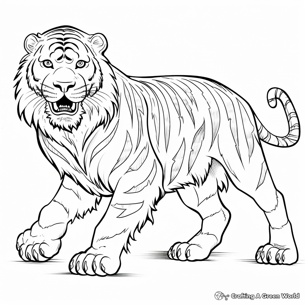 Tiger coloring pages