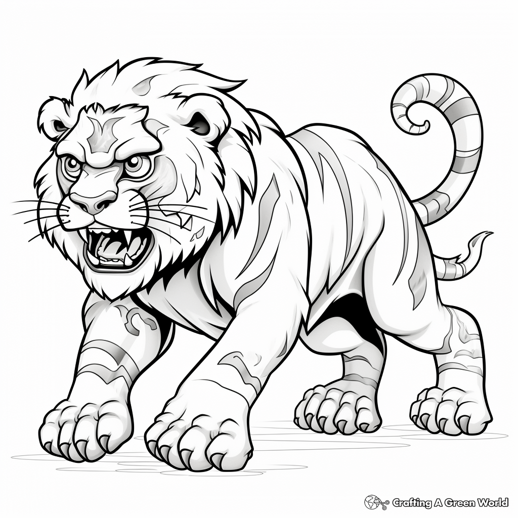 Tiger coloring pages