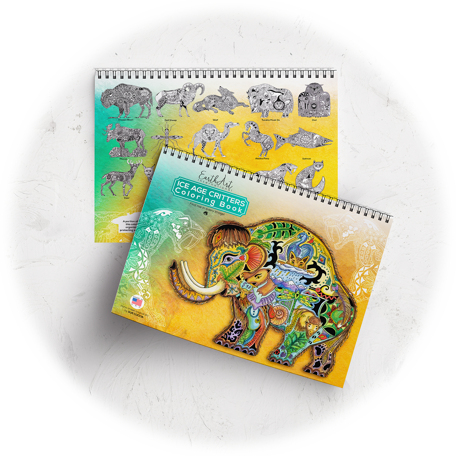 Ice age critters coloring book â earthart international