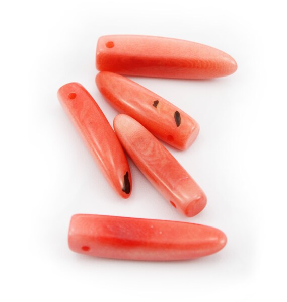 Tagua saber tooth salmon pink