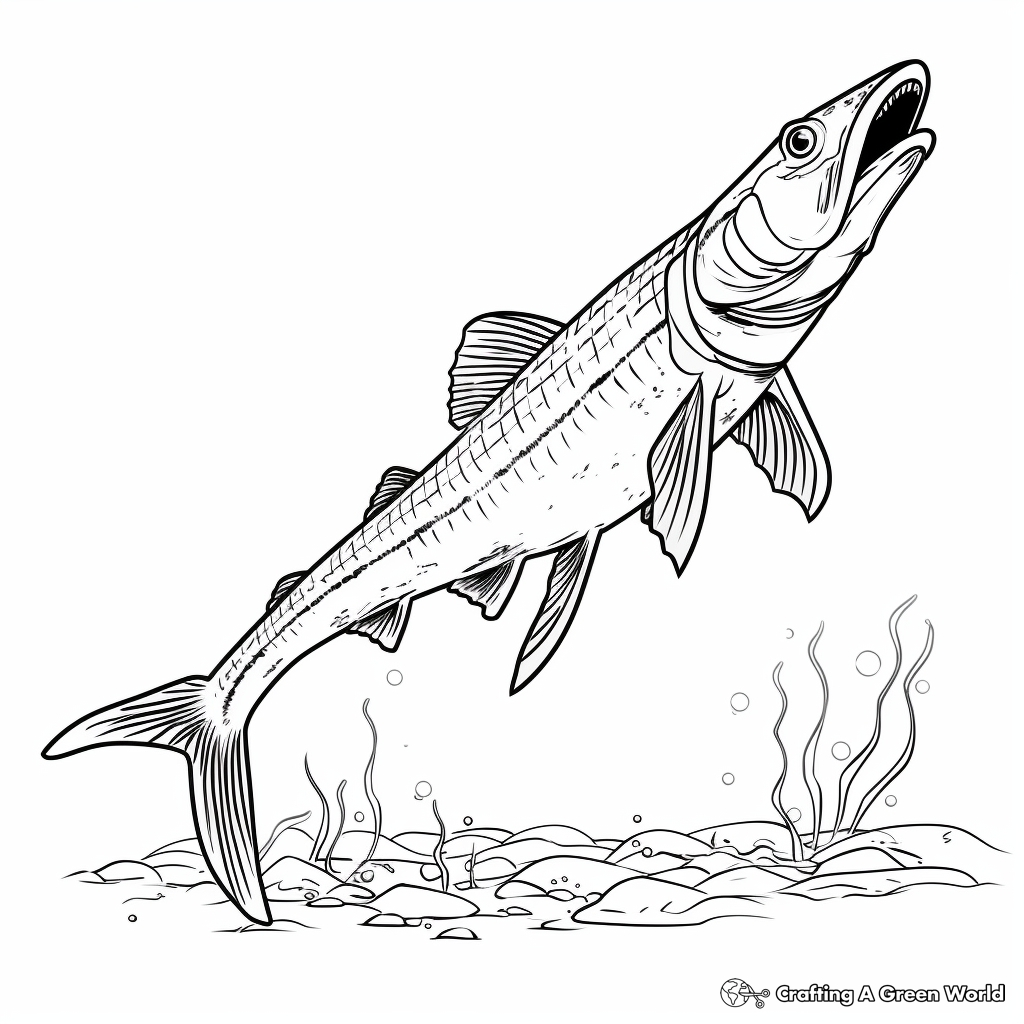 Pike coloring pages
