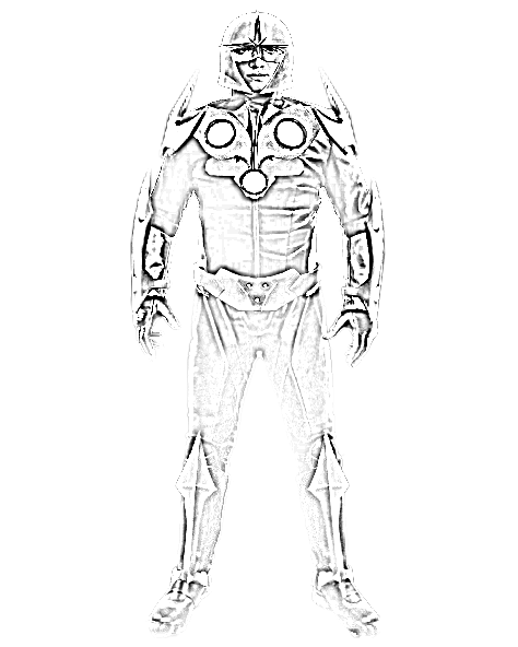 Marvel earth nova coloring page by sebastian