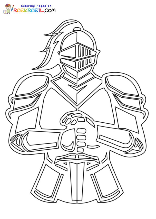 Knight coloring pages