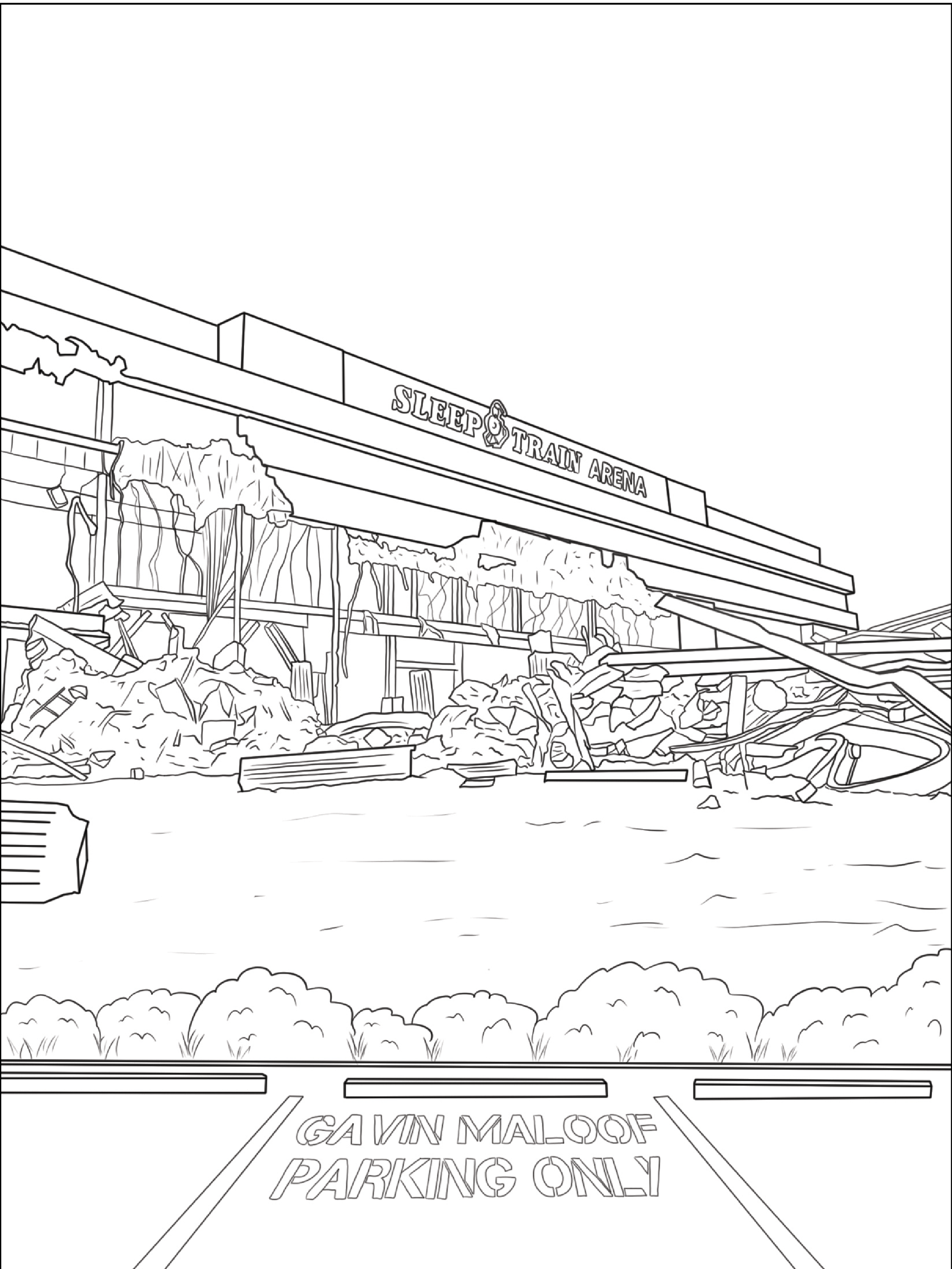 I made a sacramento coloring book and it has some kings related pages rkings
