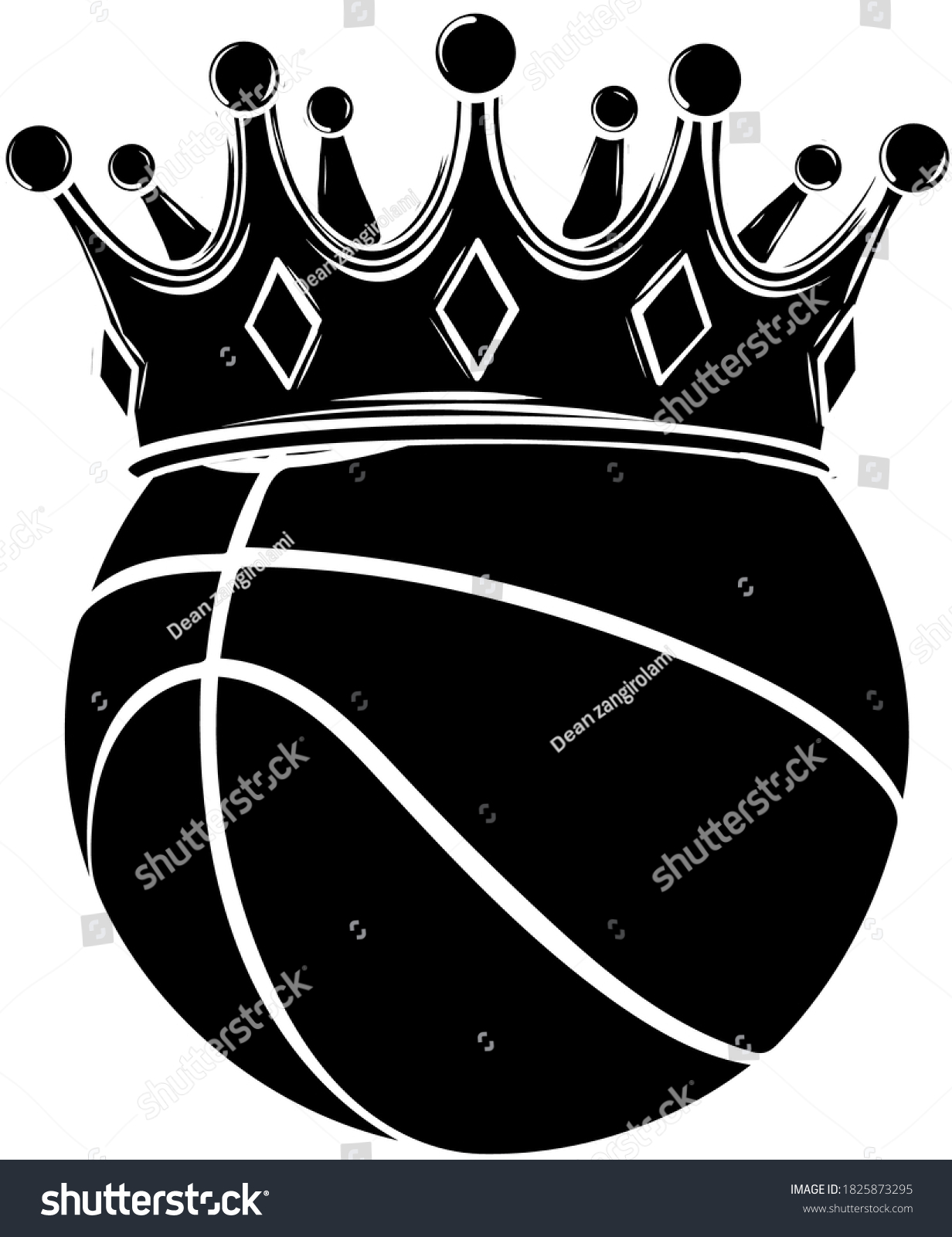 Basketball kings logos royalty