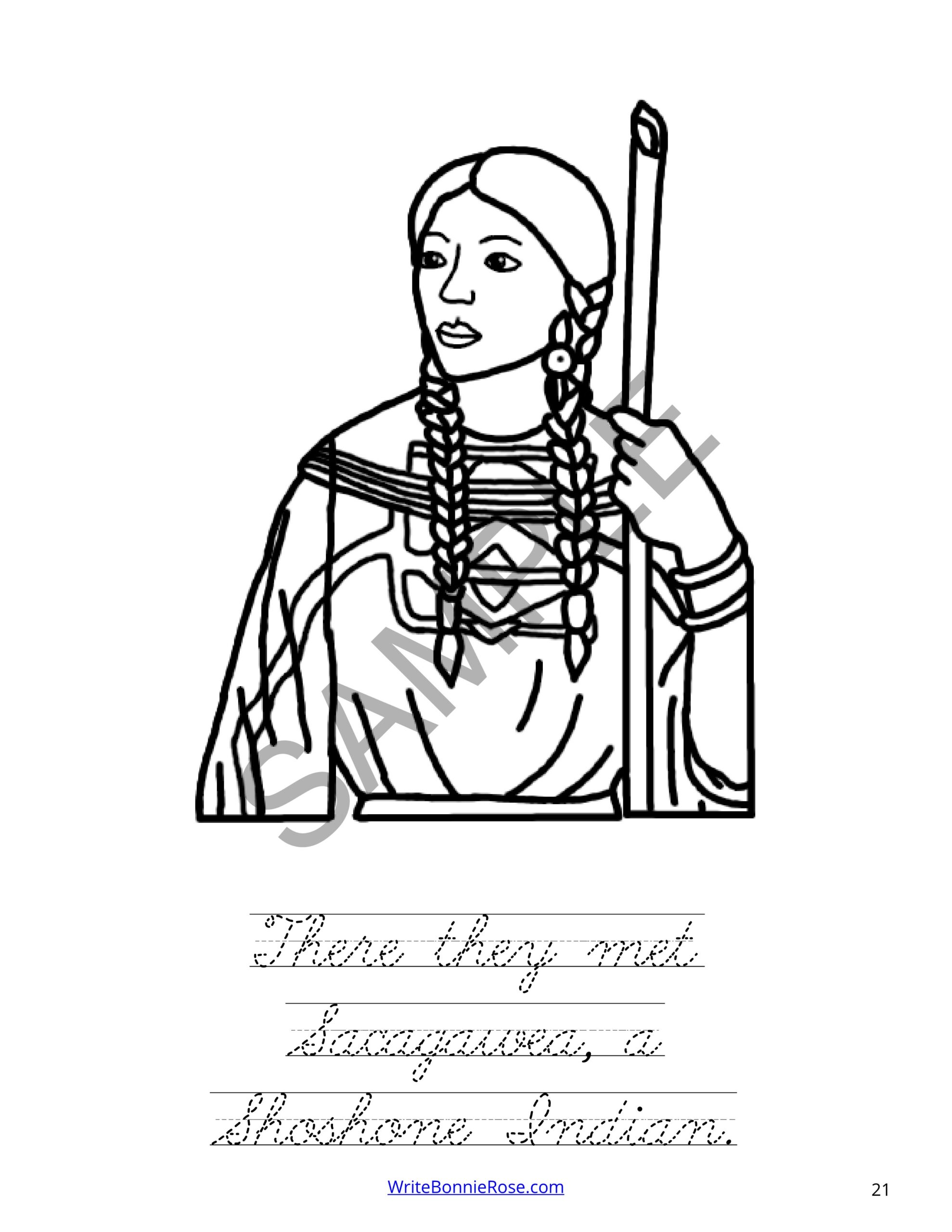 Lewis clark expedition coloring book