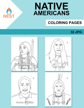 Native american heritage month coloring pages pages tpt