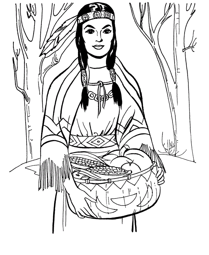 Free printable pocahontas coloring pages for kids