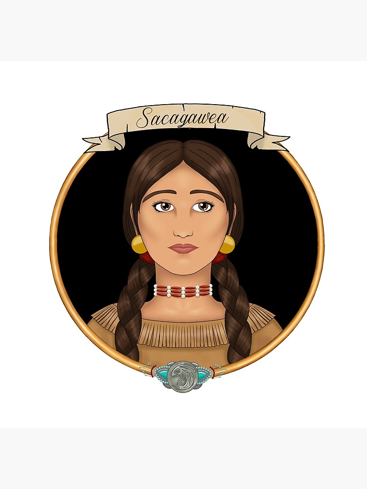 Sacagawea art board print for sale by clockwisecanvas