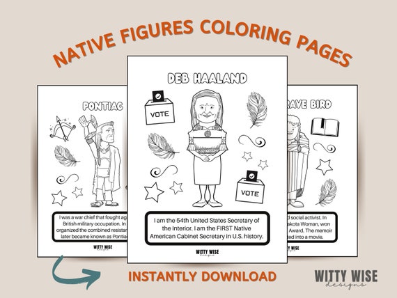 Native american coloring pages educational resources homeschool resources indegenous peoples month printable coloring pages