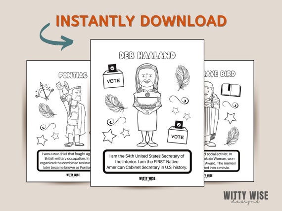 Native american coloring pages educational resources homeschool resources indegenous peoples month printable coloring pages