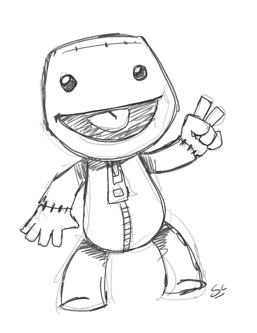 Sackboy â the stuff in the margin