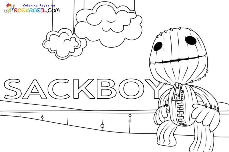 Little big planet coloring pages printable for free download
