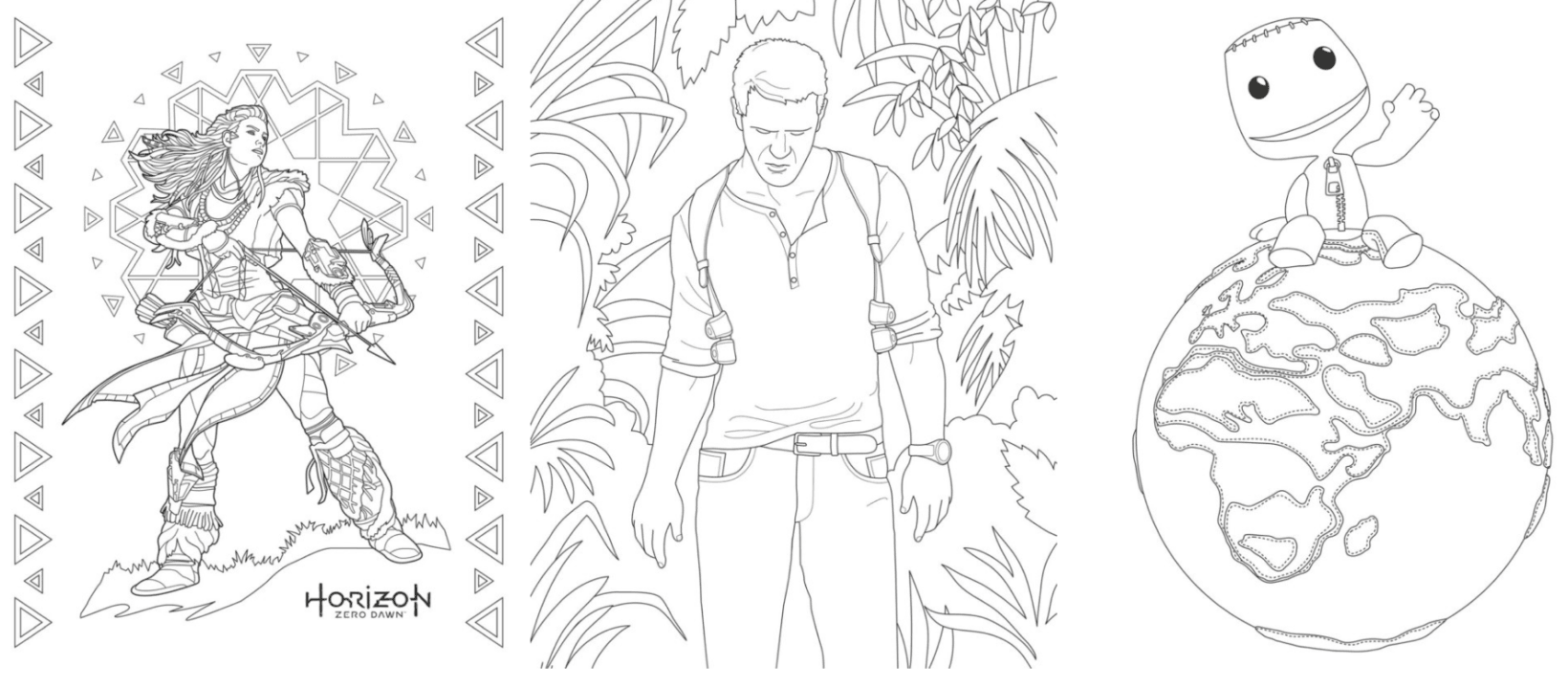 Sony has a coloring book for grown