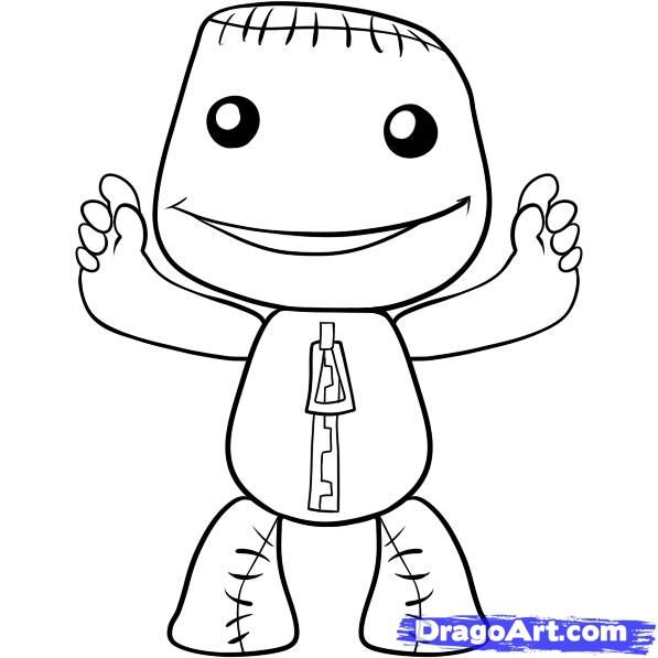 Sack boy drawing