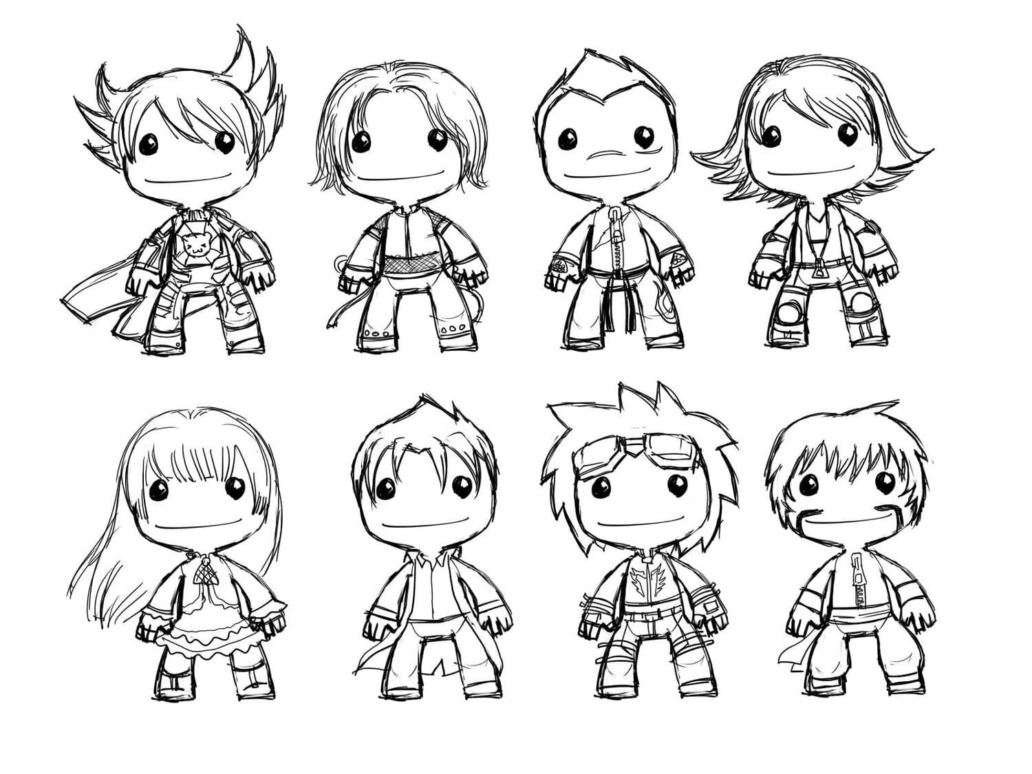 Little big planet coloring pages printable for free download