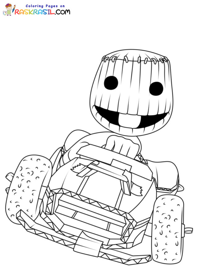 Little big planet coloring pages
