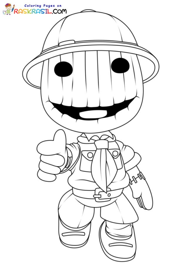 Little big planet coloring pages printable for free download
