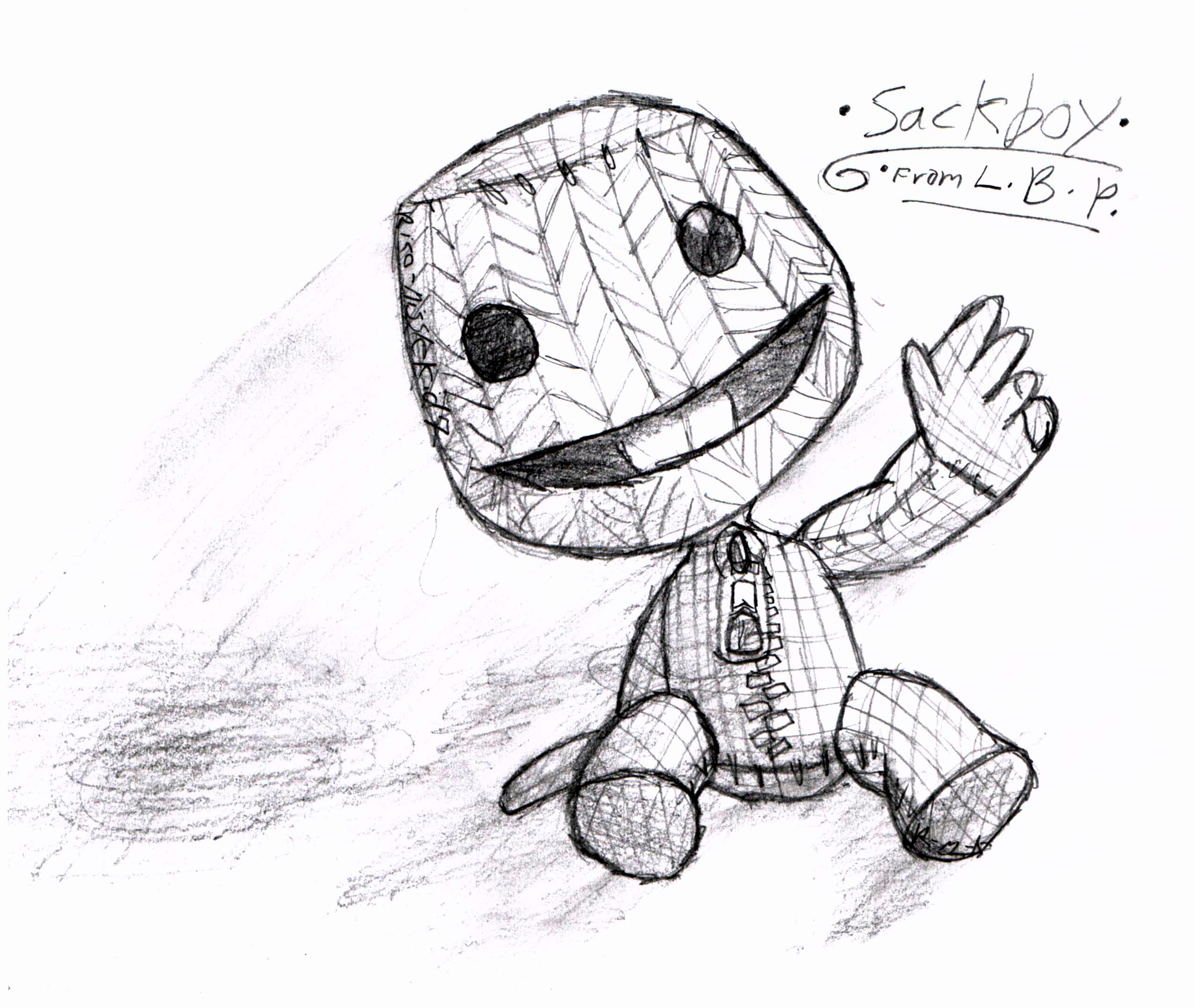 Sackboy from little big planetsketch by rico